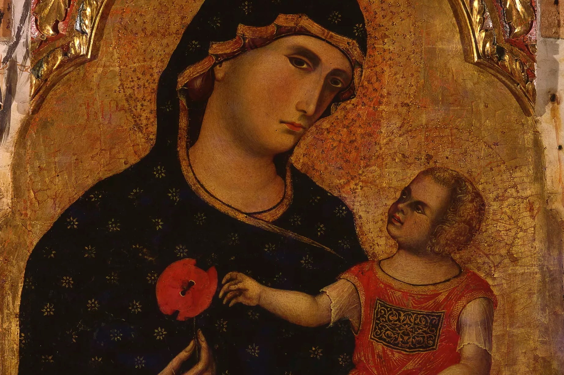 تصویرسازی مریم مقدس و عیسی مسیح قرون وسطی